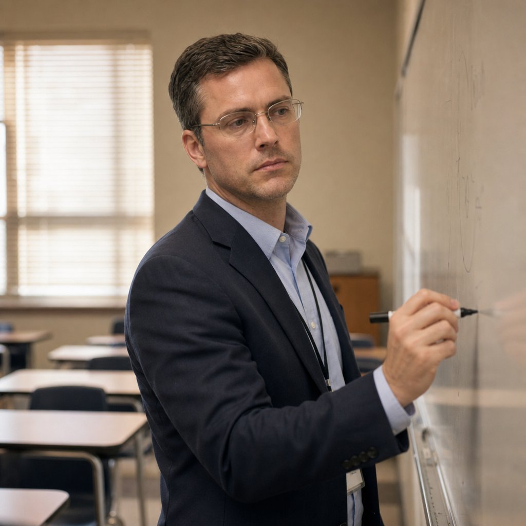 The Man In Front Of The Class