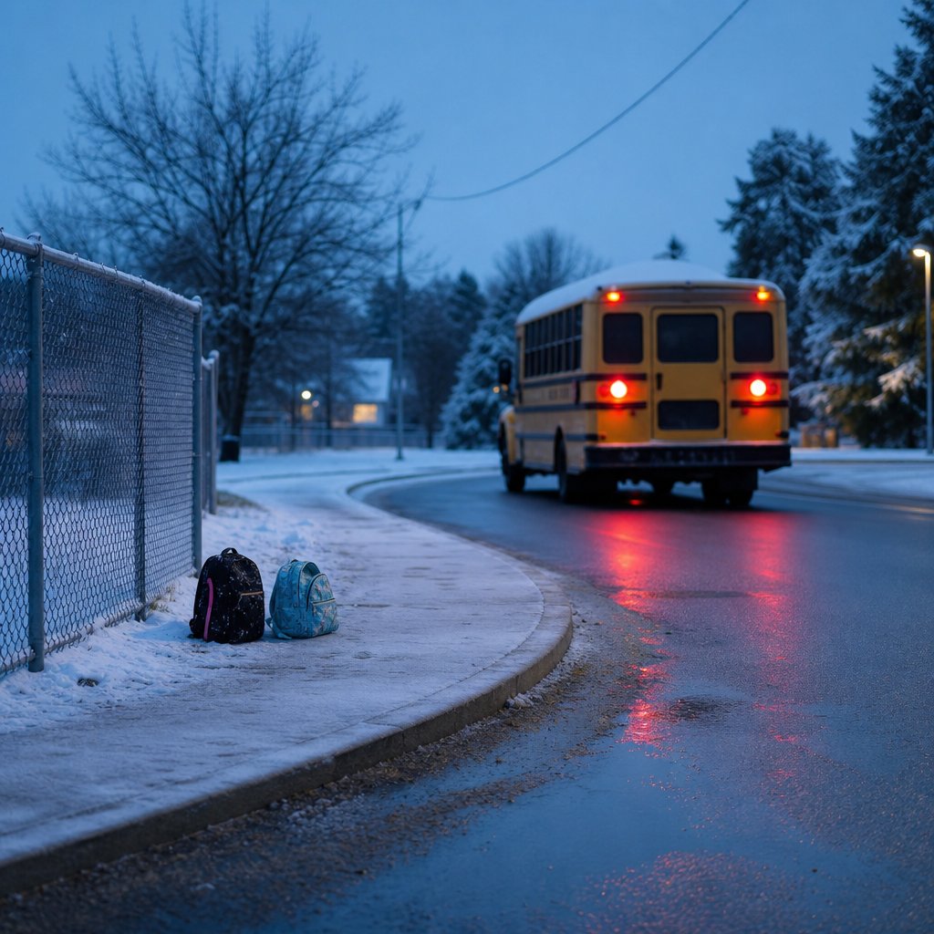 Two Boys Miss The Bus