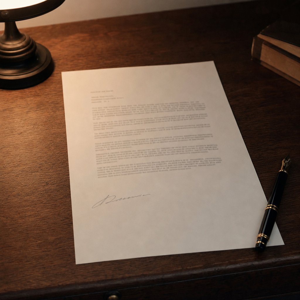 A Signature Not His Own