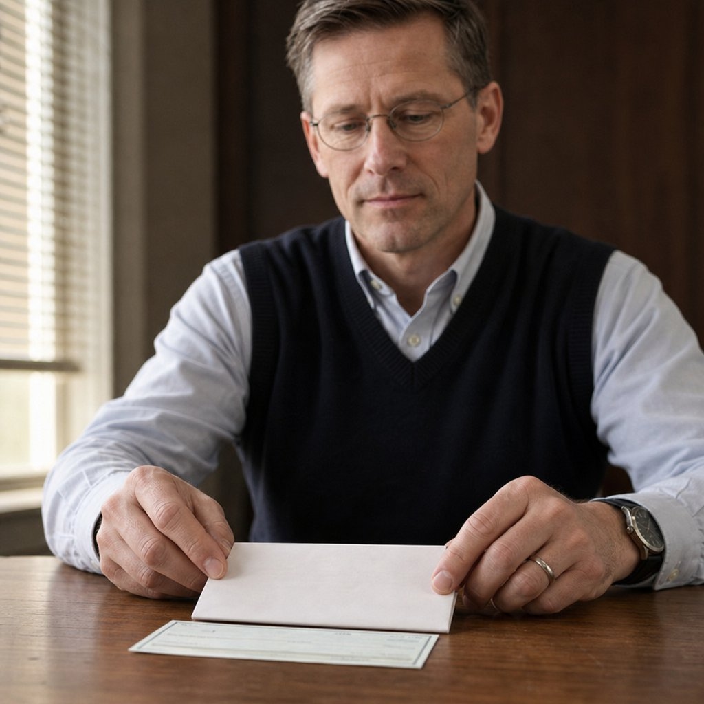 A Letter and a Cheque